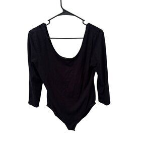 Express black long sleeve body suit size Large